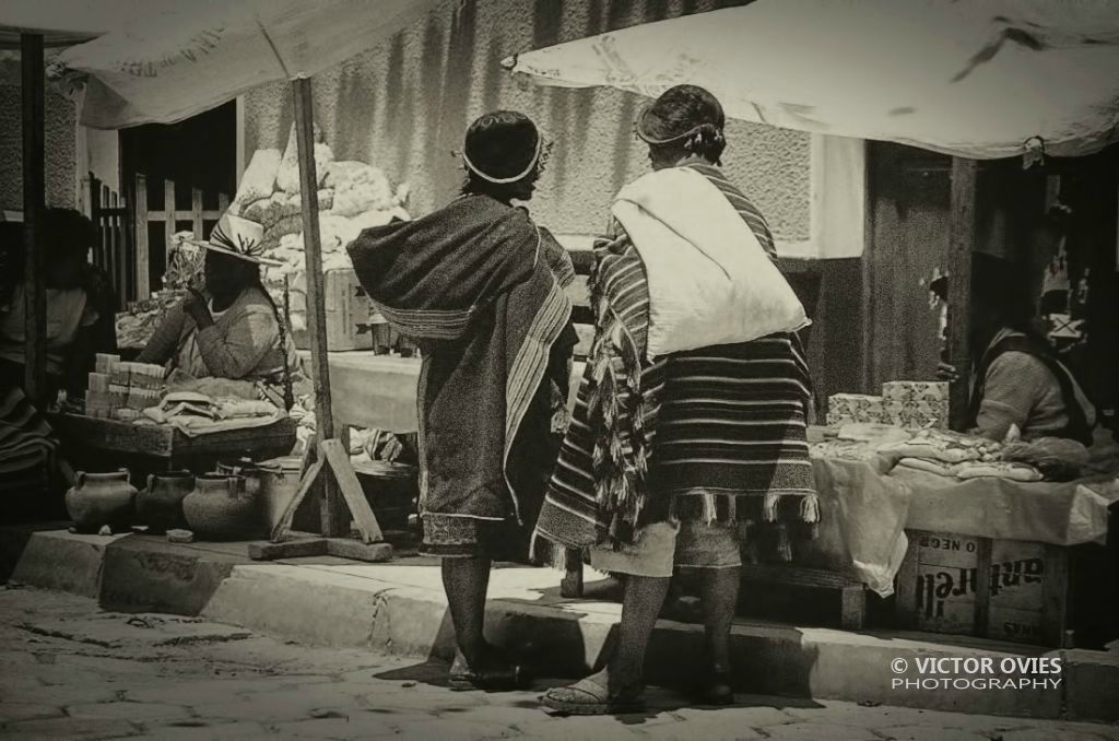 Men at the Market in Tarabuco